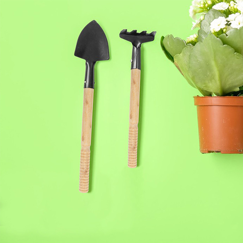 Gardening Tools Vegetables - 5 Pezzi di Manici in Legno