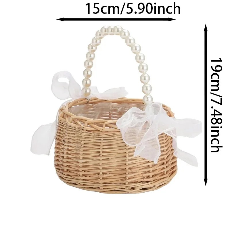 Cestino da sposa in rattan con - Gardening Tools Girls recensione e prezzo